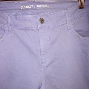 OLD NAVY MIDRISE SUPER SKINNY ROCKSTAR PASTEL